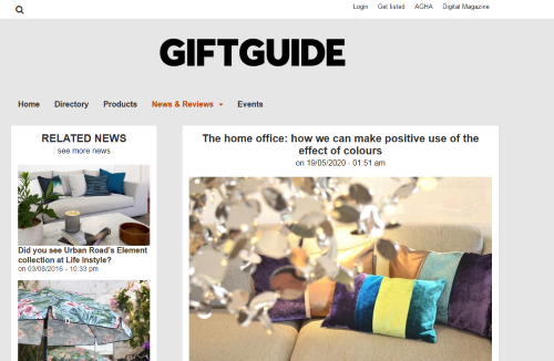 Guest article by AN-NA Design in the Australian magazine "Australian Gift Guide"