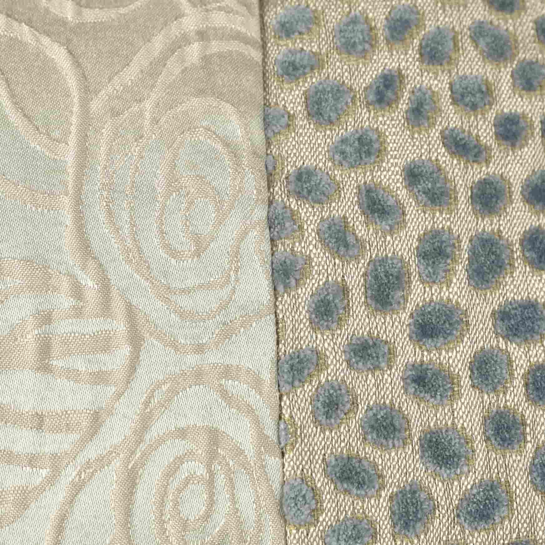 Bei AN-NA Design finden Sie hochwertige Kissen und besondere Geschenke. AN-NA Design ist eine Design Manufaktur. Unsere Kissen werden in Deutschland handgefertigt. Hier ein Kissen in den Farben Wollweiß, Beige, Grau, Hellblau und Dunkelblau.